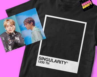 방탄소년단 BTS Taehyung V Singularity Pantone Card Unisex Kpop Shirt | bts kpop | bts | bts shirt