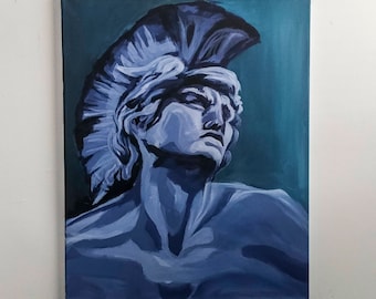 Ares // Greek Series Original 16x20 Acrylic Painting