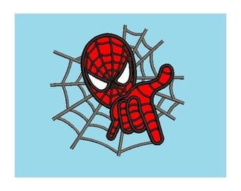 Spiderman Applique Embroidery Design, Instant Download
