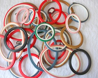 Flexi Hoops- You pick size and color, Cross stitch Hoop, Plastic Hoop, Hoop Frame Flexi-hoop