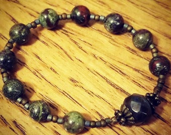 Dragon Blood Jasper finger rosary