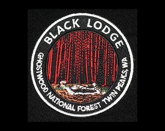 Black Lodge - Ghostwood National Forest - Twin Peaks - 2.75" Embroidered Patch