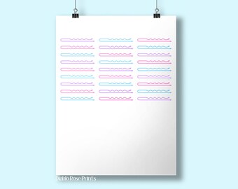 Pastel Pinup Bobby Pins / Hair Grips Print . Digital Download . Kitsch, hairdresser, pinup, vintage salon print