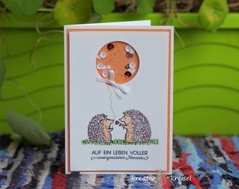 Wedding card, on a life full of...