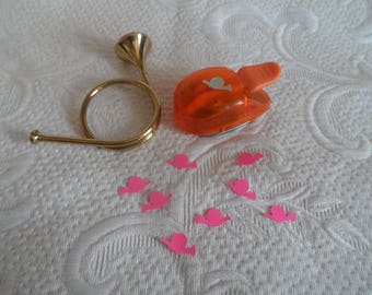 hole punch trunk hunting confetti for decoration, menus, mark up, birthday, retirement, wedding