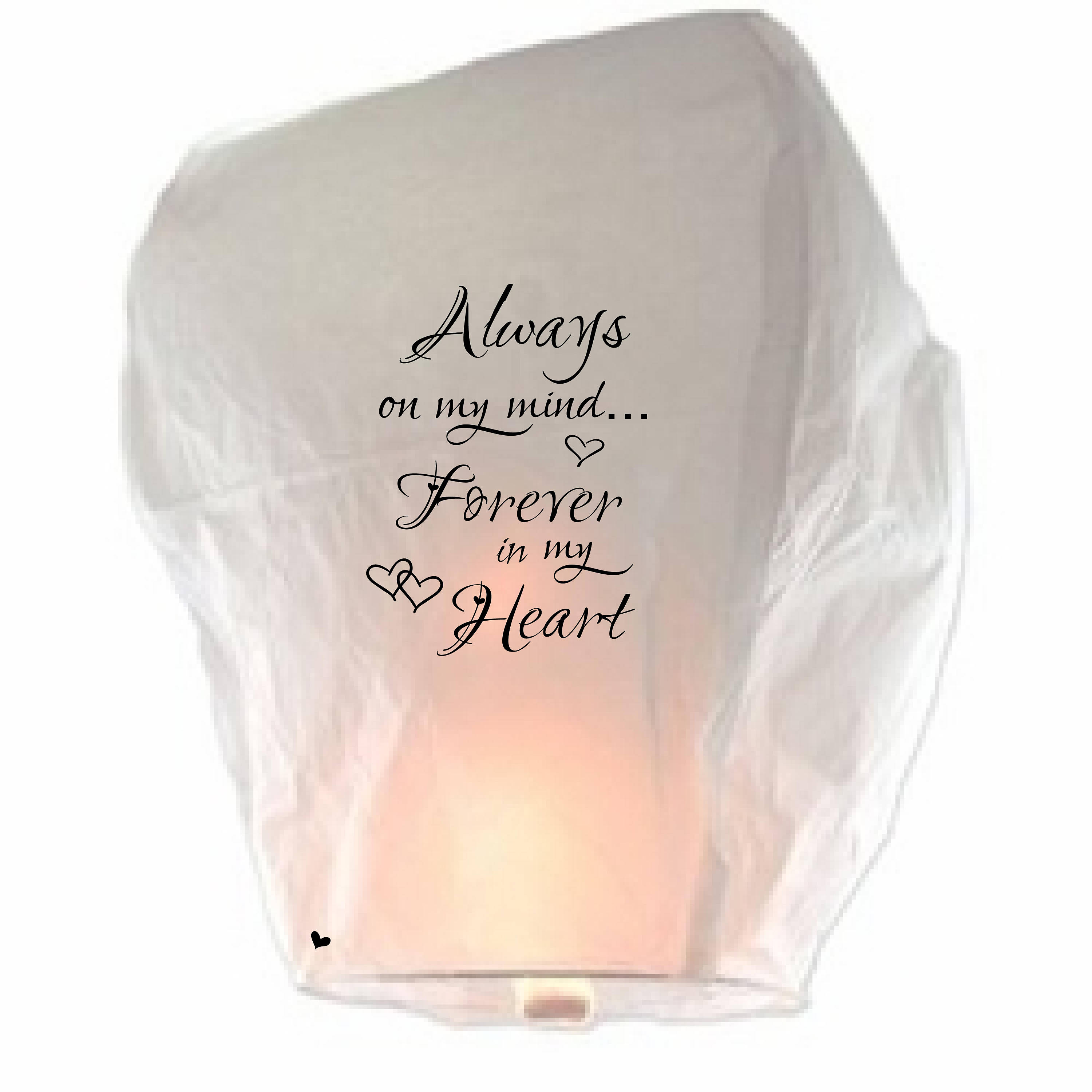 Memorial Sky Lanterns Forever In My Heart