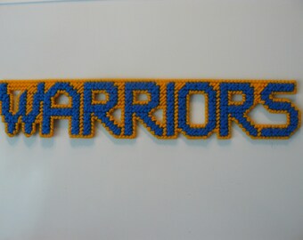 Warriors in Handmade, Needlepoint Magnets