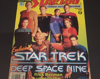 Vintage Rare Mint Starlog Magazine Star Trek Deep Space Nine 1993 #187 - Awesome Piece of Nostalgia