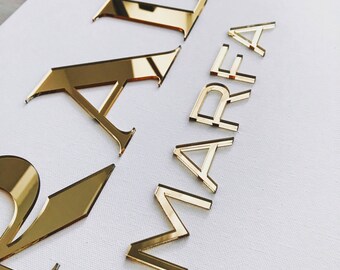 Big Prada Marfa canvas gold 100x70 cm, prada marfa sign, wall modern art, wall decor, interior decor, fashion home decor, mirror gold