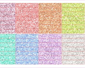 Spring Multicolor- Glitter Headers