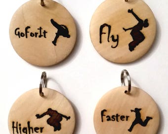 Parkour - Freerunning keyring