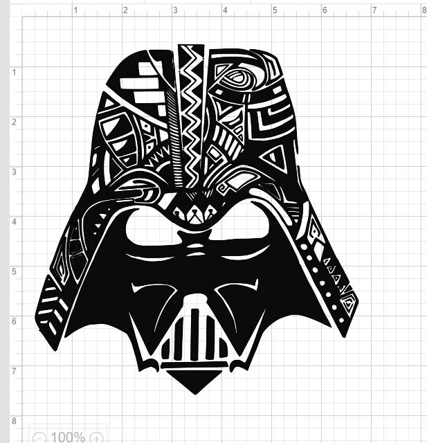 Download Star Wars Darth Vader Tribal Design SVG EPS DXF Studio 3 ...