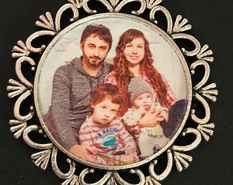Custom Photo In Necklace For Woman Personalized Jewelry Mothers Day Gift Holiday Gift Birthday Gift Necklaces Photo Into Jewelry