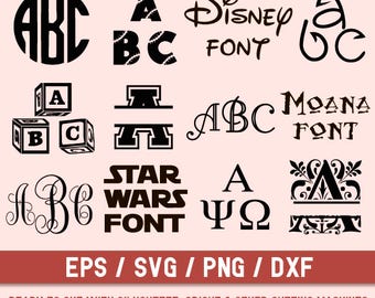 Font svg,Font Bundle,Twelve Monogram Fonts, Font Cut file,Beautiful Fonts,Star Wars font,Moana Font,Svg Font,Monogram Fonts,Calligraphy font