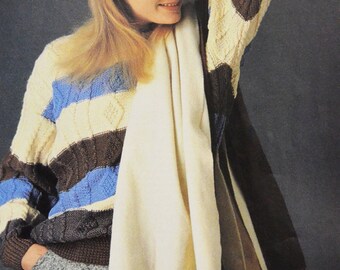 Irish sweater striped Lady tutorial