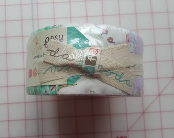 Posy Jelly Roll by Aneela Hoey for Moda, OOP and VHTF