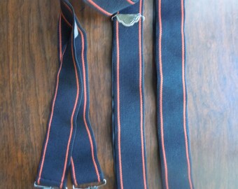 1970s Black and Orange Braces