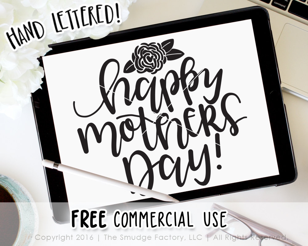 Download Mother's Day SVG Cut File Happy Mother's Day Cutting
