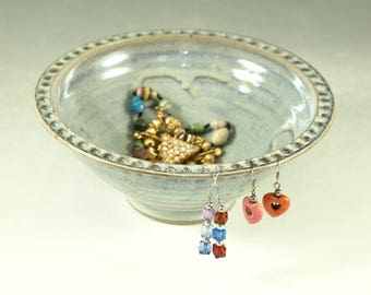 Jewelry bowl & earring holders apx 50 holes