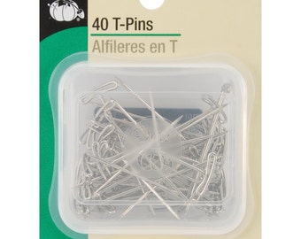 Dritz 40 T-Pins Size 28 - 1 3/4" #101