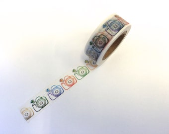 Camera Washi Tape Scrapbooking Decorate Sticker - Photography - Multicolored - DSLR - Photo (791)