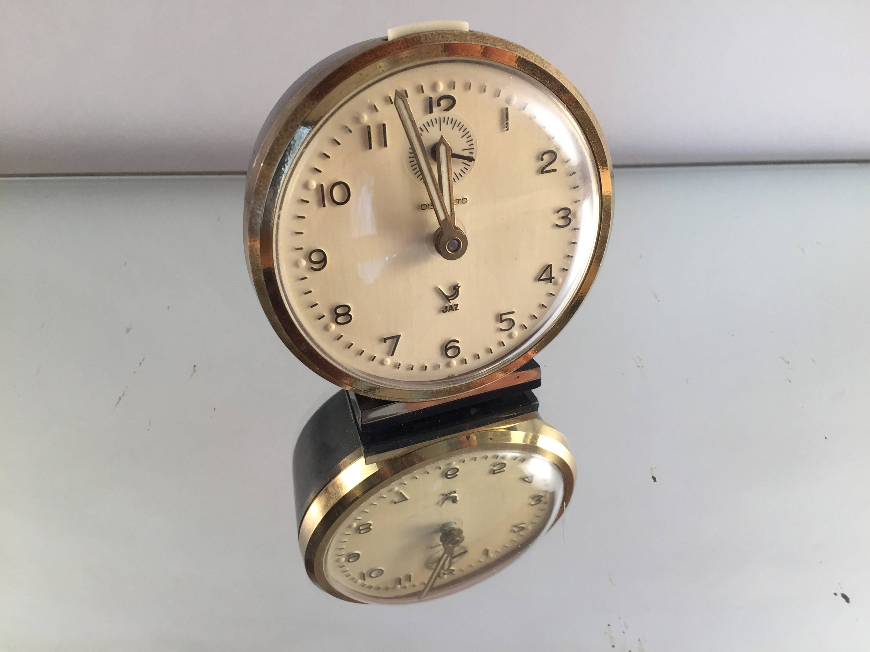 Vintage Jaz clock Rustic Home Decor Black Desk Clock Gift