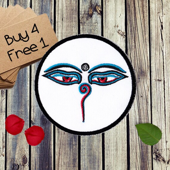 Zen Patches Buddhist Patches Iron On Patch Applique Patches