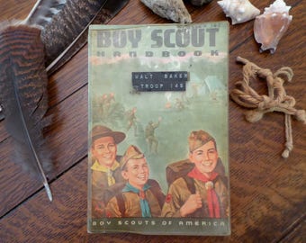 1965 Vintage Boy Scout Handbook W Baker