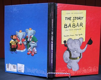 The Story of Babar the Little Elephant Hardcover Jean de Brunhoff | Children's Classic Literature | Illustrated Picture Book