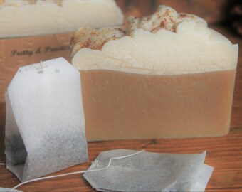 Soap~ Chai Tea Latte, natural,cold process,made with real tea