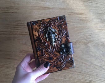 Steampunk Journal, Leather Journal, Leather Notebook, Travel Journal, Gothic Journal