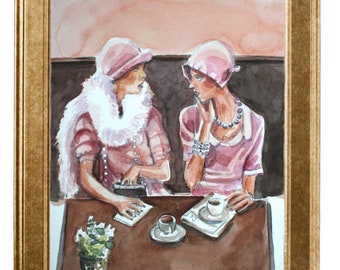 Art print "The Rumor" by Antonia Sanker