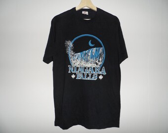 Vintage 1980s Niagara Fall t shirt Large Size 50/50