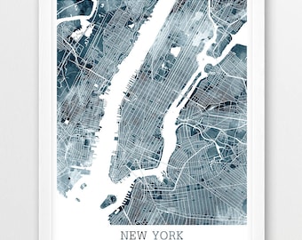 new york city urban map poster new york city street map print new york