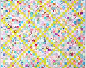 Scrappy Irish Chain Quilt Pattern