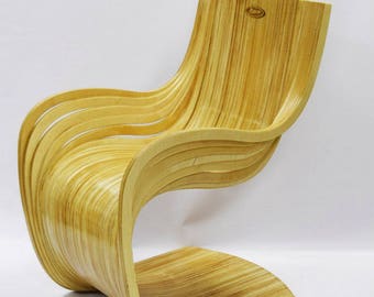 Parametric chair. wood, wooden chair, vector graphics,laser,DXF