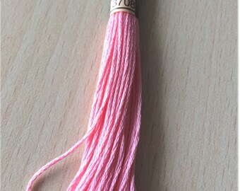 DMC stranded 3708 pink azalea six strands