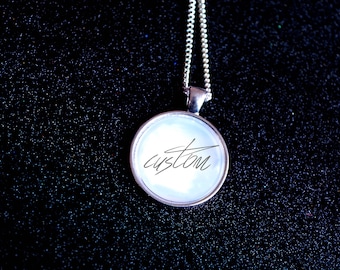 CUSTOM NECKLACE - Photo Jewellery Jewelry -