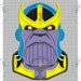 Thanos-Thanos Portrait Head-Marvel-Super Hero-Comics- Machine Embroidery Designs - INSTANT DOWNLOAD
