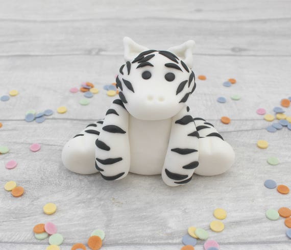 Zebra Cake Topper Baby Shower Decoration First Birthday