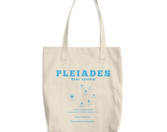 Pleiades Star System Cotton Tote bag