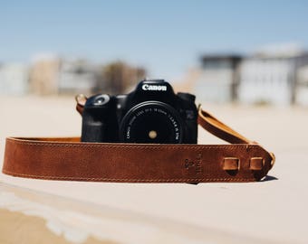 True Brown Leather Camera Strap for DSLR or SLR camera, DSLR Camera Strap. Camera accessories. Canon camera strap. Nikon c