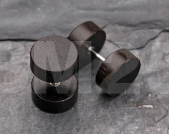 A Pair of Sono Wood Fake Plug