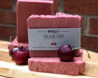 Dark Black Cherry - Shea Butter Soap