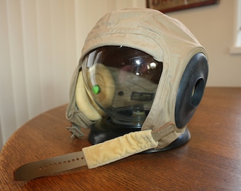 Vintage Slote and Klein WWII Flight Helmet Size Medium Unused