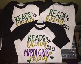 Beads and Bling its a Mardi Gras thing
