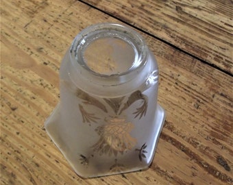 Victorian Frosted Glass Light Shade