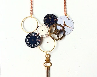 Asymmetrical necklace dials and big gear