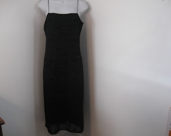 Little Black Dress with Spaghetti Straps size Large by Byer Too!