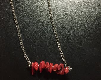 long gemstone necklace